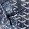  Goyard Saint Louis PM Bag Tote Bags Navy Blue #3362 - Image 7