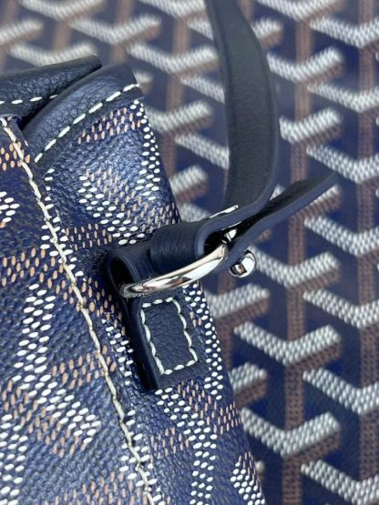  Goyard Saint Louis PM Bag Tote Bags Navy Blue #3362 - Image 7