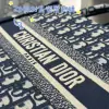  Small Dior Book Tote Ecru and Blue Dior Oblique Embroidery #3275 - Image 2