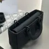  Dior Small Lady D-Joy Bag Ultramatte Black Cannage Calfskin #3286 - Image 13