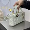  Dior Small Lady D-Joy Bag Latte Cannage Lambskin #3284 - Image 13