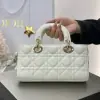  Dior Small Lady D-Joy Bag Latte Cannage Lambskin #3284 - Image 14