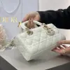  Dior Small Lady D-Joy Bag Latte Cannage Lambskin #3284 - Image 15