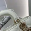  Dior Small Lady D-Joy Bag Latte Cannage Lambskin #3284 - Image 5