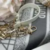  Dior Small Lady D-Joy Bag Latte Cannage Lambskin #3284 - Image 4