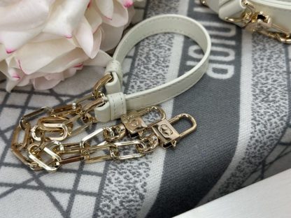  Dior Small Lady D-Joy Bag Latte Cannage Lambskin #3284 - Image 4