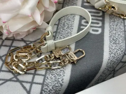 Dior Small Lady D-Joy Bag Latte Cannage Lambskin #3284 - Image 4
