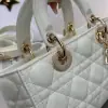  Dior Small Lady D-Joy Bag Latte Cannage Lambskin #3284 - Image 7