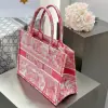  Medium Dioriviera Dior Book Tote Candy Pink Toile de Jouy Embroidery #3269 - Image 3
