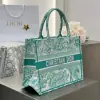  Medium Dioriviera Dior Book Tote Aquamarina Toile de Jouy Embroidery #3270 - Image 8