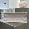  Dior Medium Dior Book Tote Ecru and Pink Dior Oblique Embroidery #3266 - Image 8