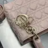  Dior Small Lady Dior My ABCDior Bag Powder Pink Cannage Lambskin #3289 - Image 3