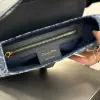  Dior Saddle Bag with Strap Blue Denim Dior Oblique Jacquard #3254 - Image 9