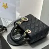  Dior Small Lady Dior My ABCDior Bag Black Cannage Lambskin #3287 - Image 13