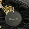  Dior Small Lady Dior My ABCDior Bag Black Cannage Lambskin #3287 - Image 4
