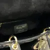  Dior Small Lady Dior My ABCDior Bag Black Cannage Lambskin #3287 - Image 7