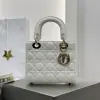 Replica Dior Small Lady Dior My ABCDior Bag Latte Cannage Lambskin #3288