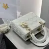  Dior Small Lady Dior My ABCDior Bag Latte Cannage Lambskin #3288 - Image 17