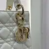  Dior Small Lady Dior My ABCDior Bag Latte Cannage Lambskin #3288 - Image 5