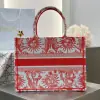  Medium Dioriviera Dior Book Tote Coral Toile de Jouy Soleil Embroidery #3273 - Image 8