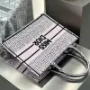  Dior Medium Dior Book Tote White and Pale Pink Miss Dior Allover Embroidery #3261 - Image 7