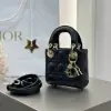  Dior Lady Dior Micro Bag Black Cannage Lambskin #3282 - Image 8