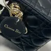  Dior Lady Dior Micro Bag Black Cannage Lambskin #3282 - Image 11