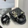  Dior Lady Dior Micro Bag Black Cannage Lambskin #3282 - Image 12