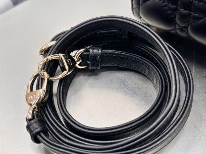  Dior Lady Dior Micro Bag Black Cannage Lambskin #3282 - Image 2