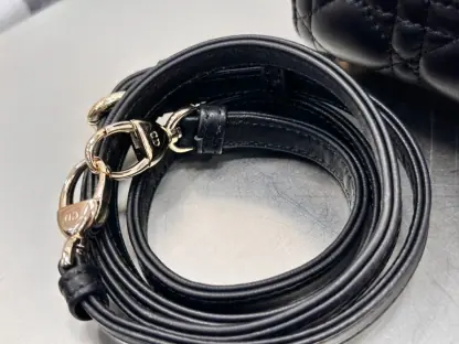  Dior Lady Dior Micro Bag Black Cannage Lambskin #3282 - Image 2