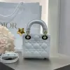  Dior Lady Dior Micro Bag Latte Cannage Lambskin #3281 - Image 14