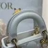  Dior Lady Dior Micro Bag Latte Cannage Lambskin #3281 - Image 3
