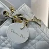  Dior Lady Dior Micro Bag Latte Cannage Lambskin #3281 - Image 4