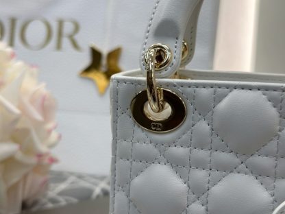 Dior Lady Dior Micro Bag Latte Cannage Lambskin #3281 - Image 6