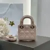  Dior Lady Dior Micro Bag Powder Pink Cannage Lambskin #3280 - Image 15