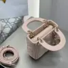  Dior Lady Dior Micro Bag Powder Pink Cannage Lambskin #3280 - Image 13
