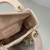  Dior Lady Dior Micro Bag Powder Pink Cannage Lambskin #3280 - Image 7