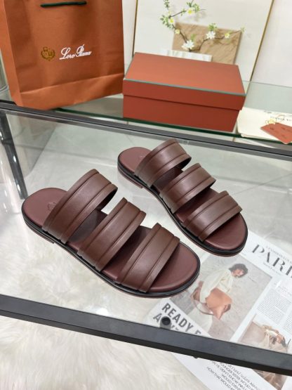  Loro Piana Men's Naha Sandal Calfskin #3203 - Image 4