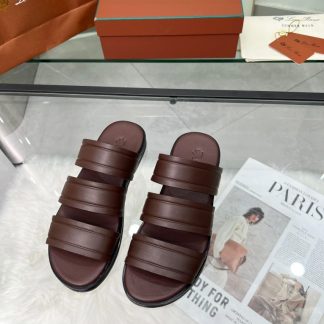 Replica Loro Piana Men's Naha Sandal Calfskin #3203