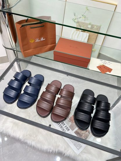  Loro Piana Men's Naha Sandal Calfskin #3201 - Image 7