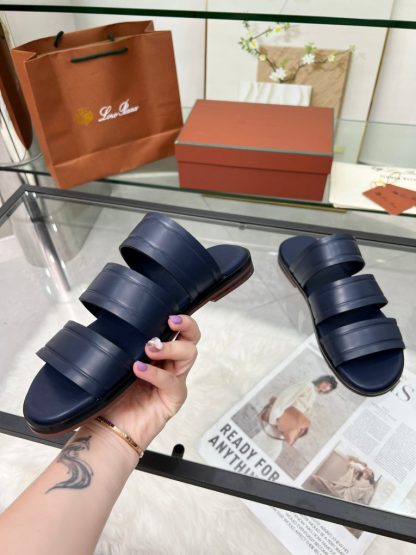  Loro Piana Men's Naha Sandal Calfskin #3202 - Image 3