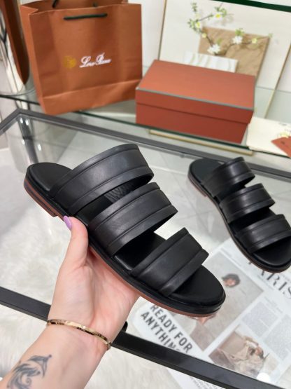  Loro Piana Men's Naha Sandal Calfskin #3201 - Image 9