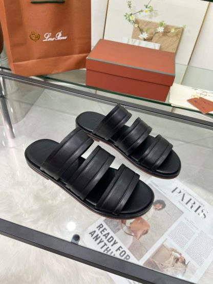 Loro Piana Men's Naha Sandal Calfskin #3201 - Image 3