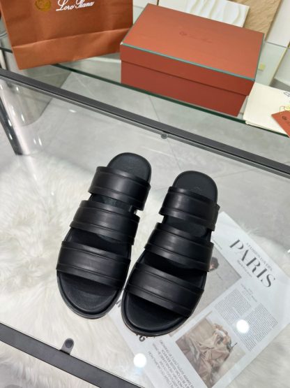 Replica Loro Piana Men's Naha Sandal Calfskin #3201