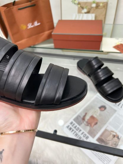  Loro Piana Men's Naha Sandal Calfskin #3201 - Image 4