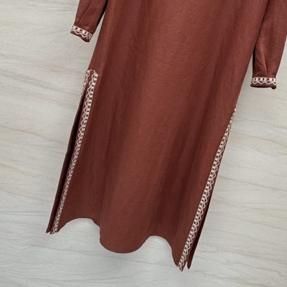  Loro Piana Faye Dress Linen Women 2024 #3241 - Image 3
