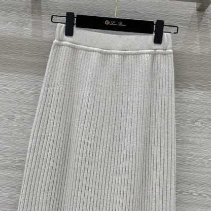  Loro Piana Cervatto Cardigan with Cervatto Skirt Baby Cashmere 2024 #3242 - Image 10