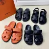 Hermes Women's Chypre Sandal Black CalfSkin #3332 - Image 22