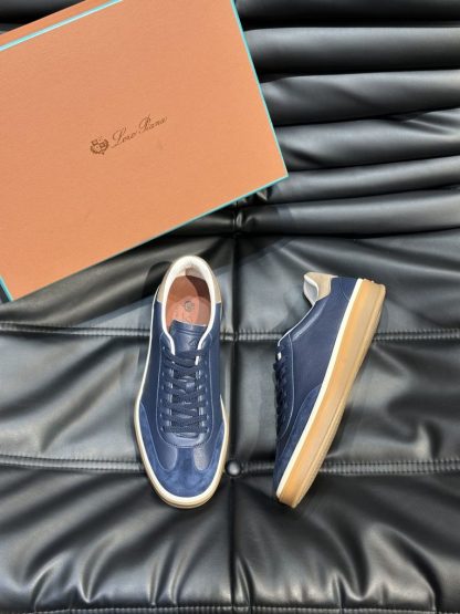  Loro Piana Tennis Walk Sneakers Calfskin Suede #3240 - Image 4