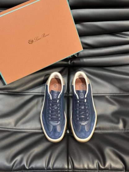  Loro Piana Tennis Walk Sneakers Calfskin Suede #3240 - Image 5